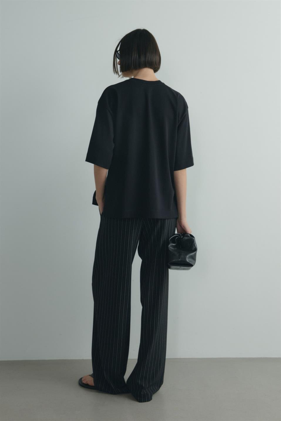 Siyah Nox Oversize Tişört