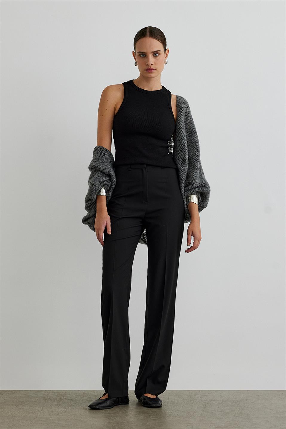 Oli Crew Neck Ribbed Top