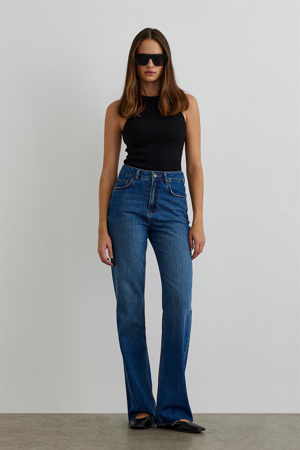 Oli Crew Neck Ribbed Top