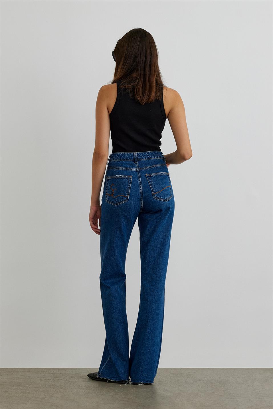 Oli Crew Neck Ribbed Top