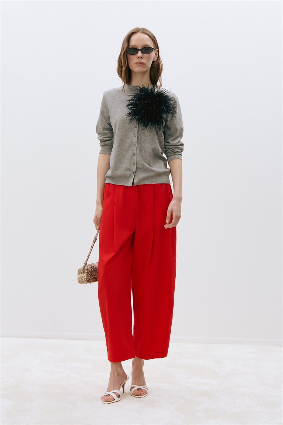 Ostrich Brooch