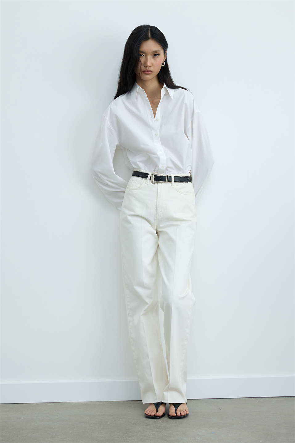 Roux Studded Leather Belt