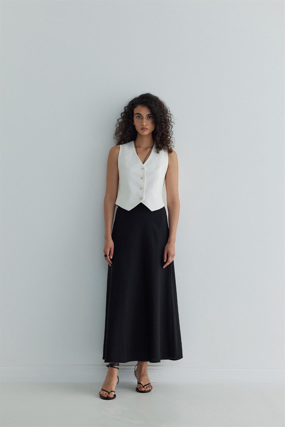 Serena Flared Midi Skirt
