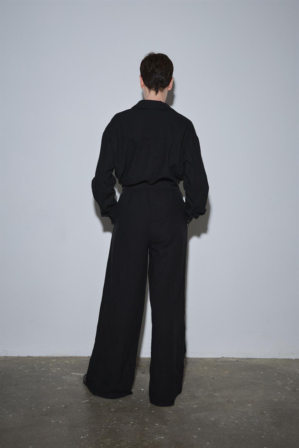 Serin Linen Palazzo Trousers