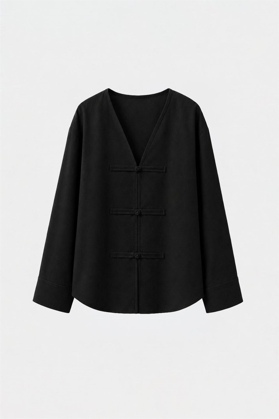 Tess V-Neck Linen Blouse