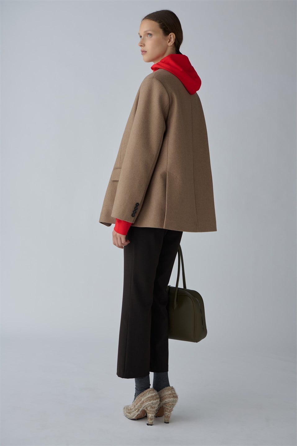 Masculine Wool Blazer
