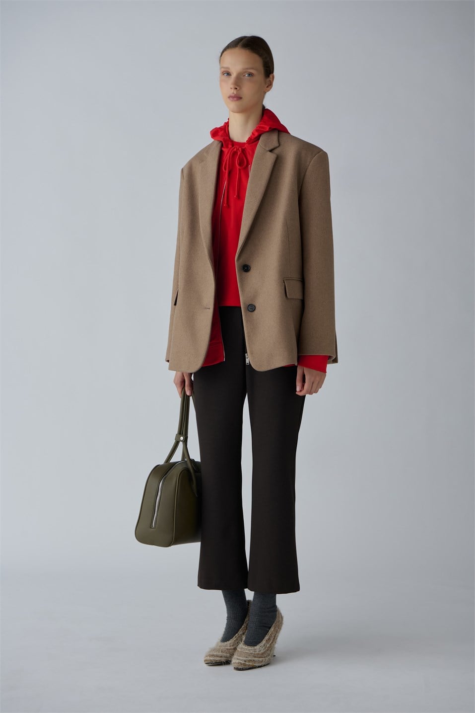 Masculine Wool Blazer