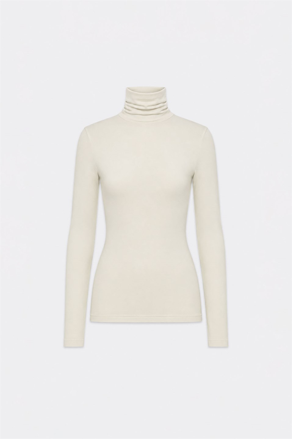 High-Neck Tencel Top