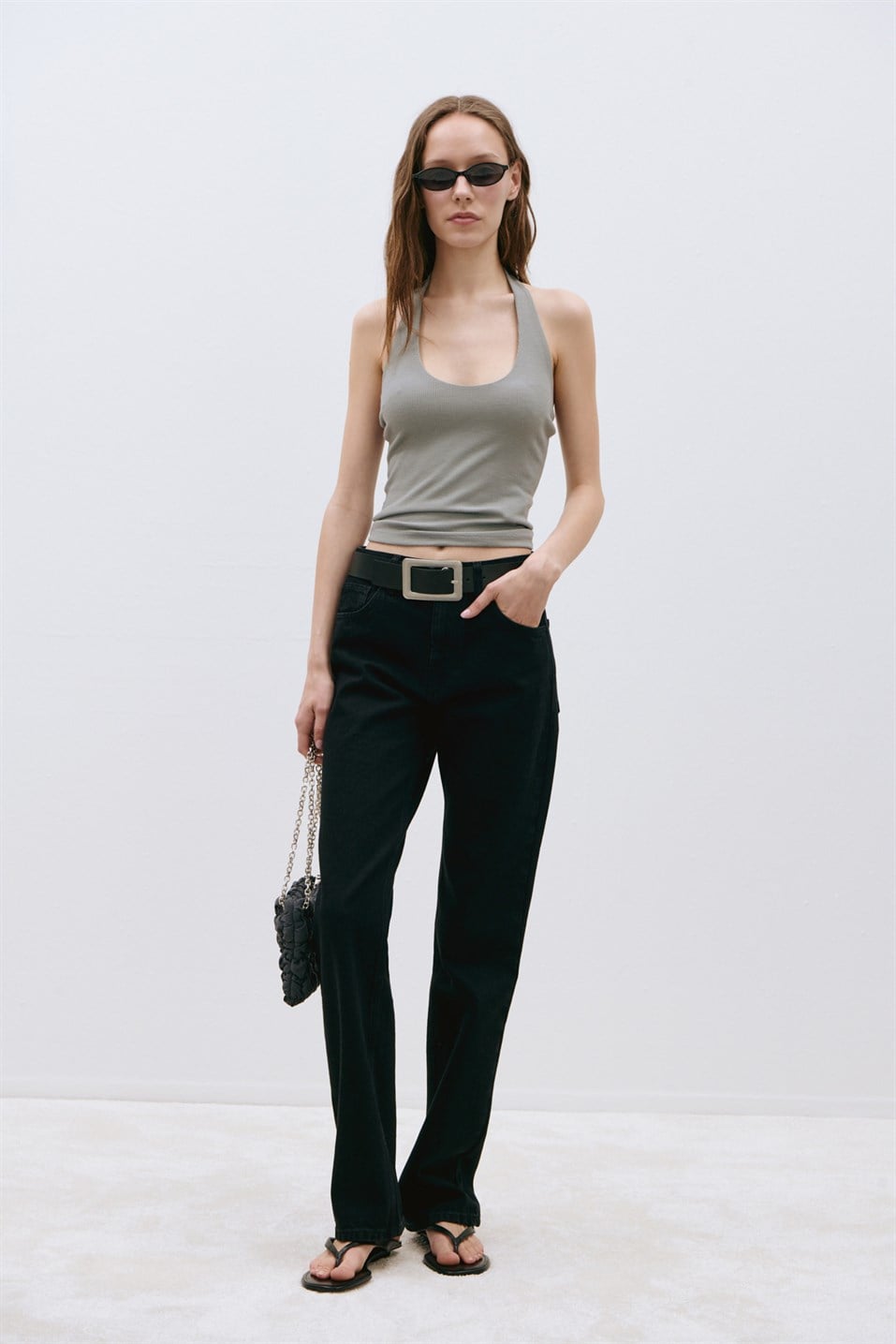 Taş Tara Halter Top