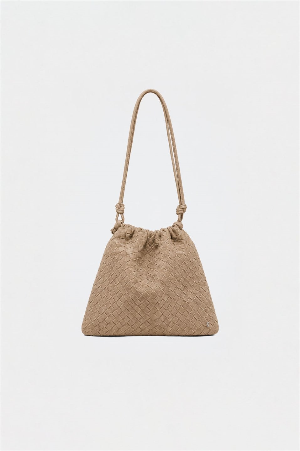 Casie Suede Bucket Bag