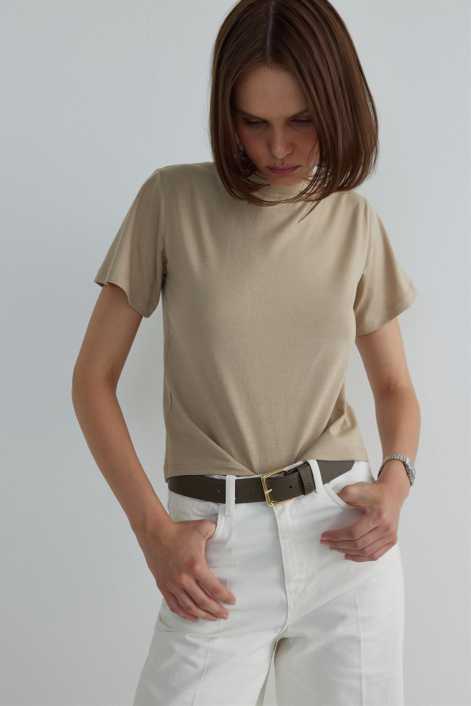 Route Gold Buckled Belt