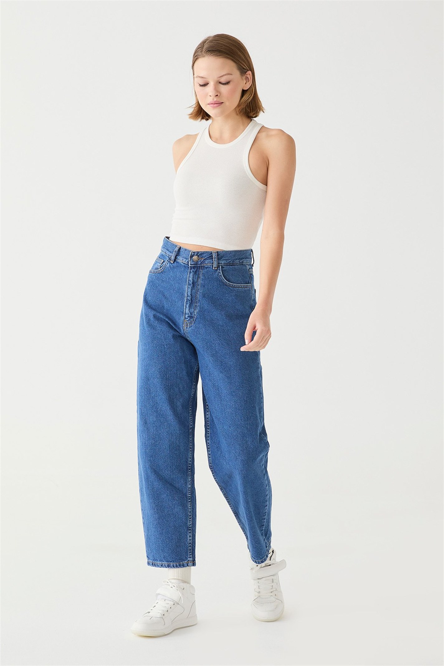 Blue Balloon Jean | Suud Collection