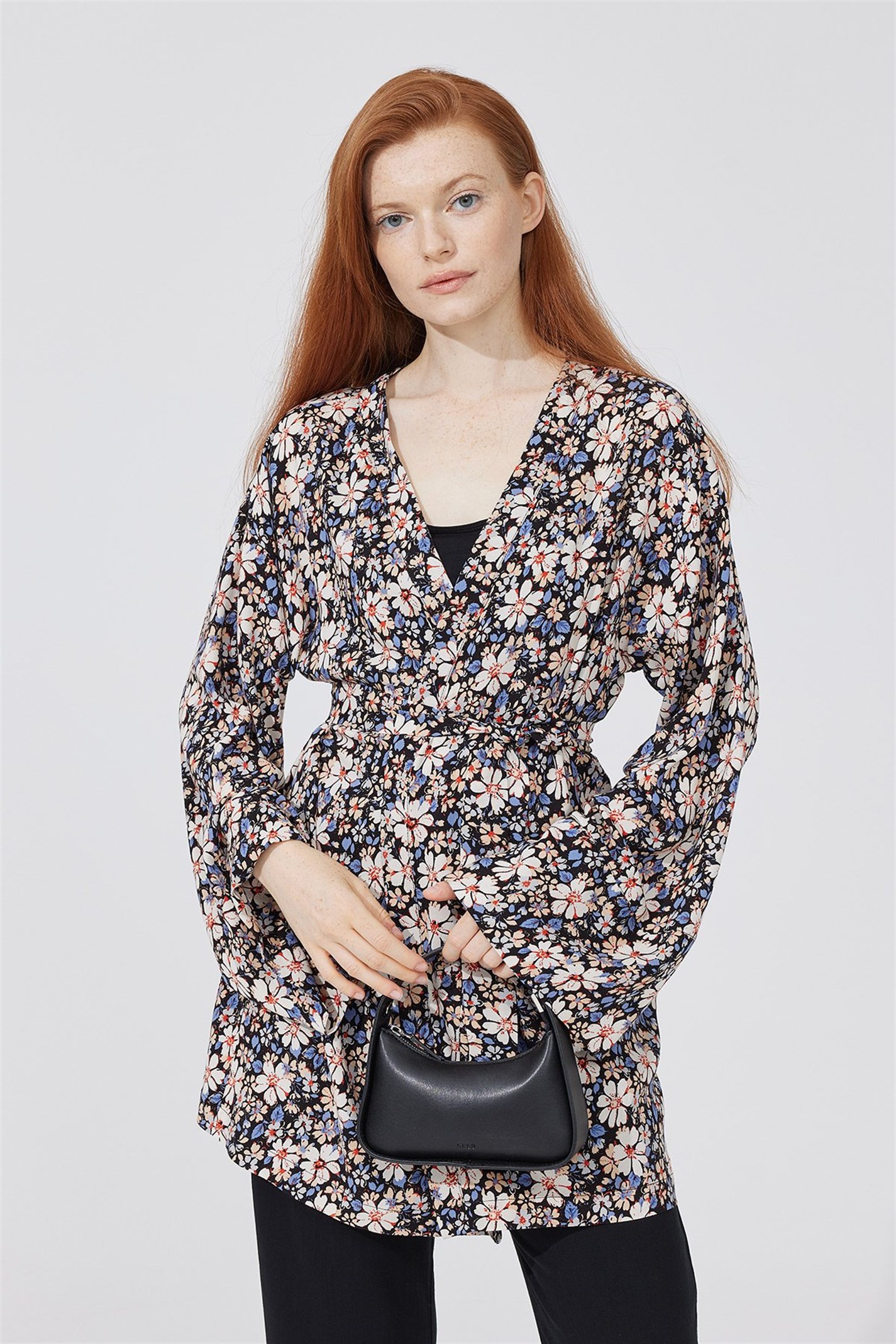 belted kimono