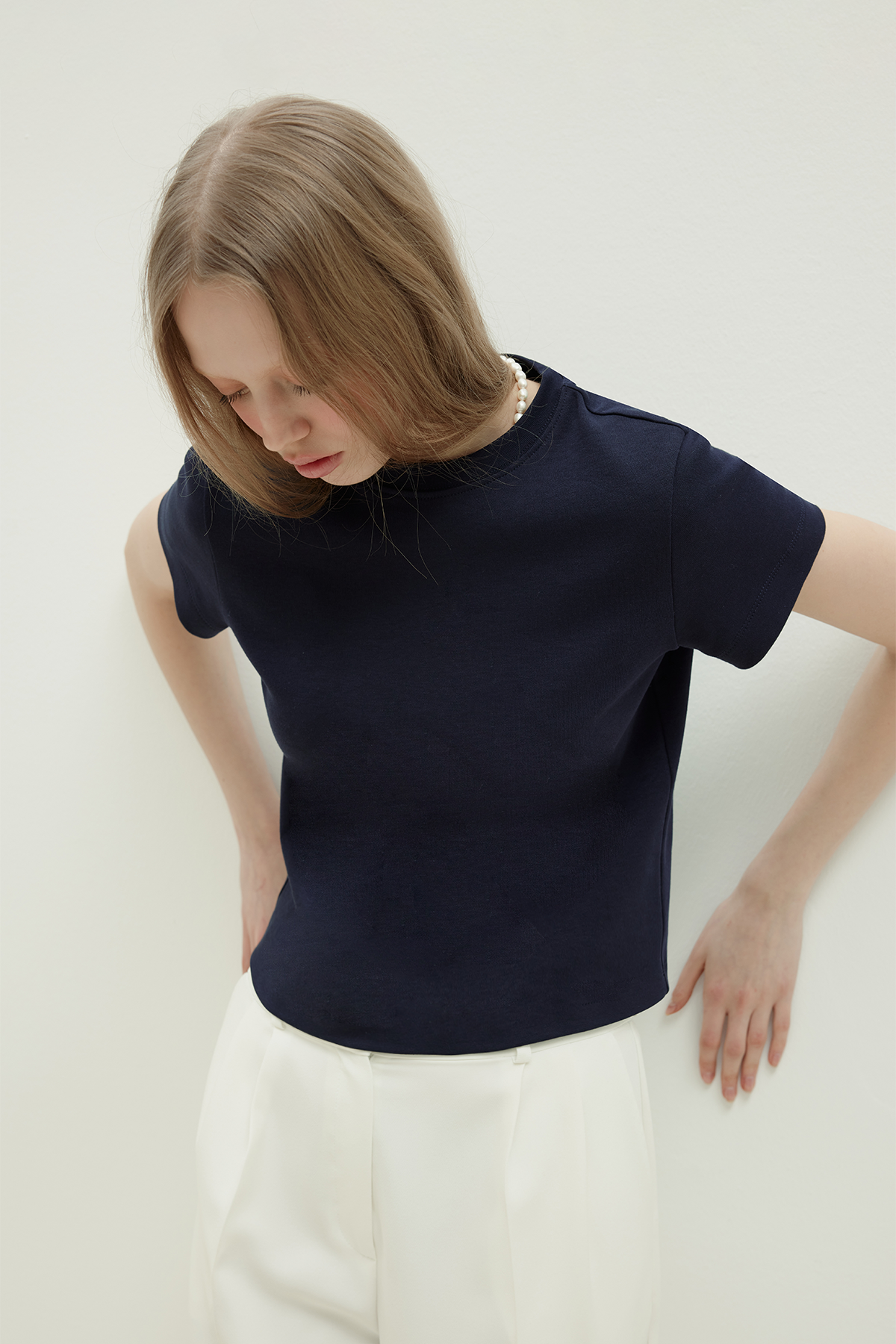 Lacivert Comfy Basic Tişört · 3
