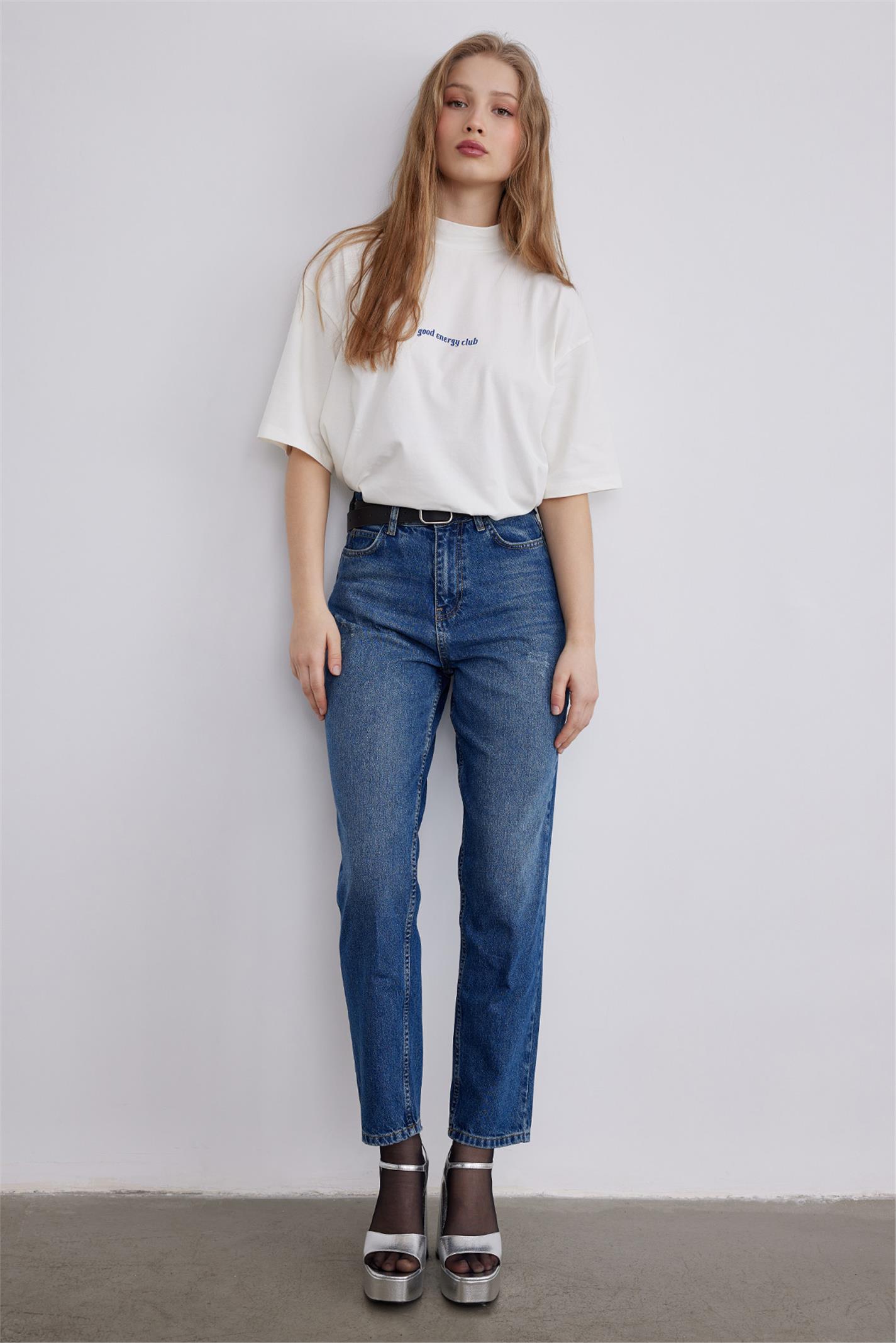 Blue Mom Jeans | Suud Collection