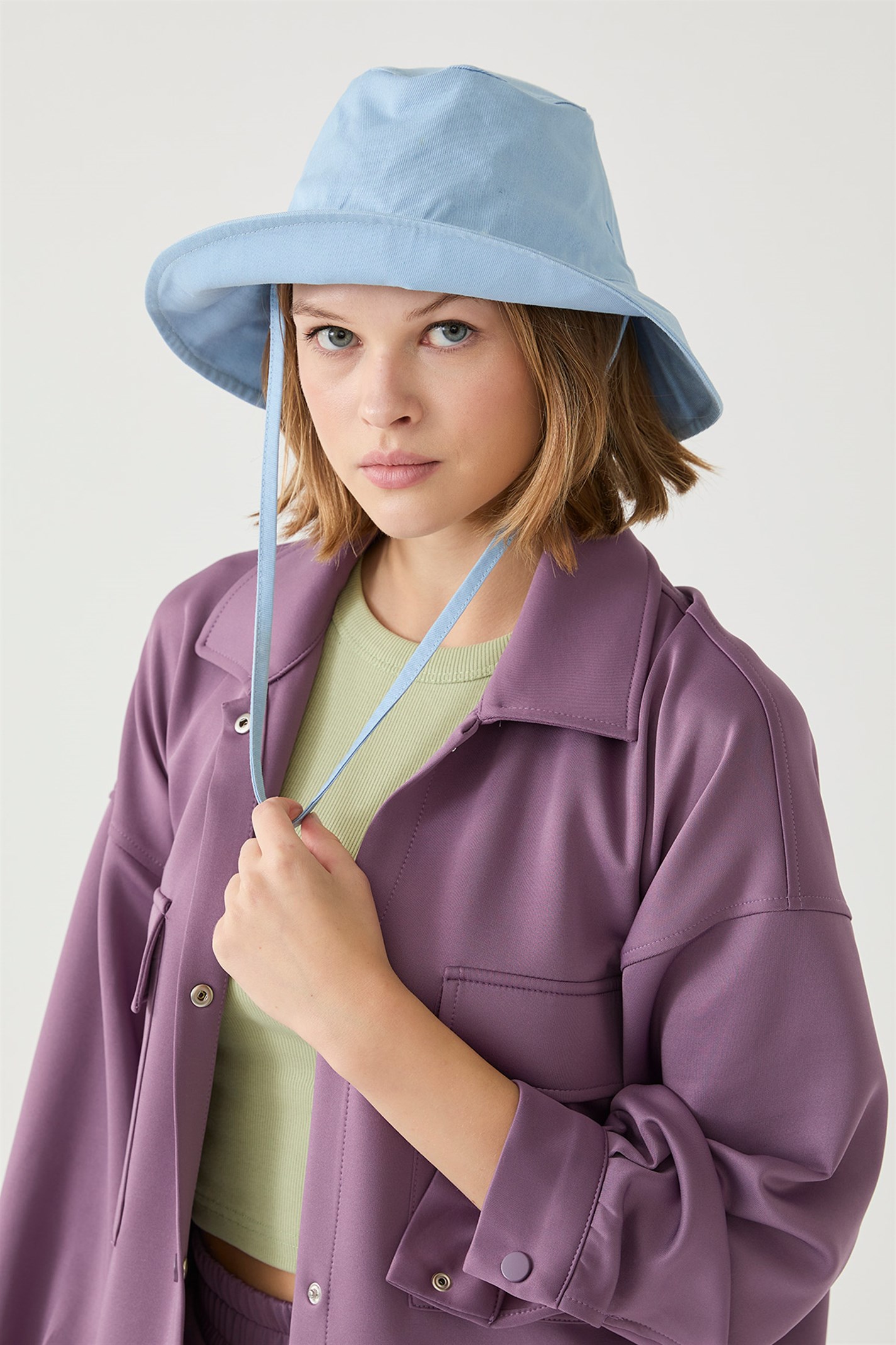 Mavi Safari Bucket Şapka | Suud Collection