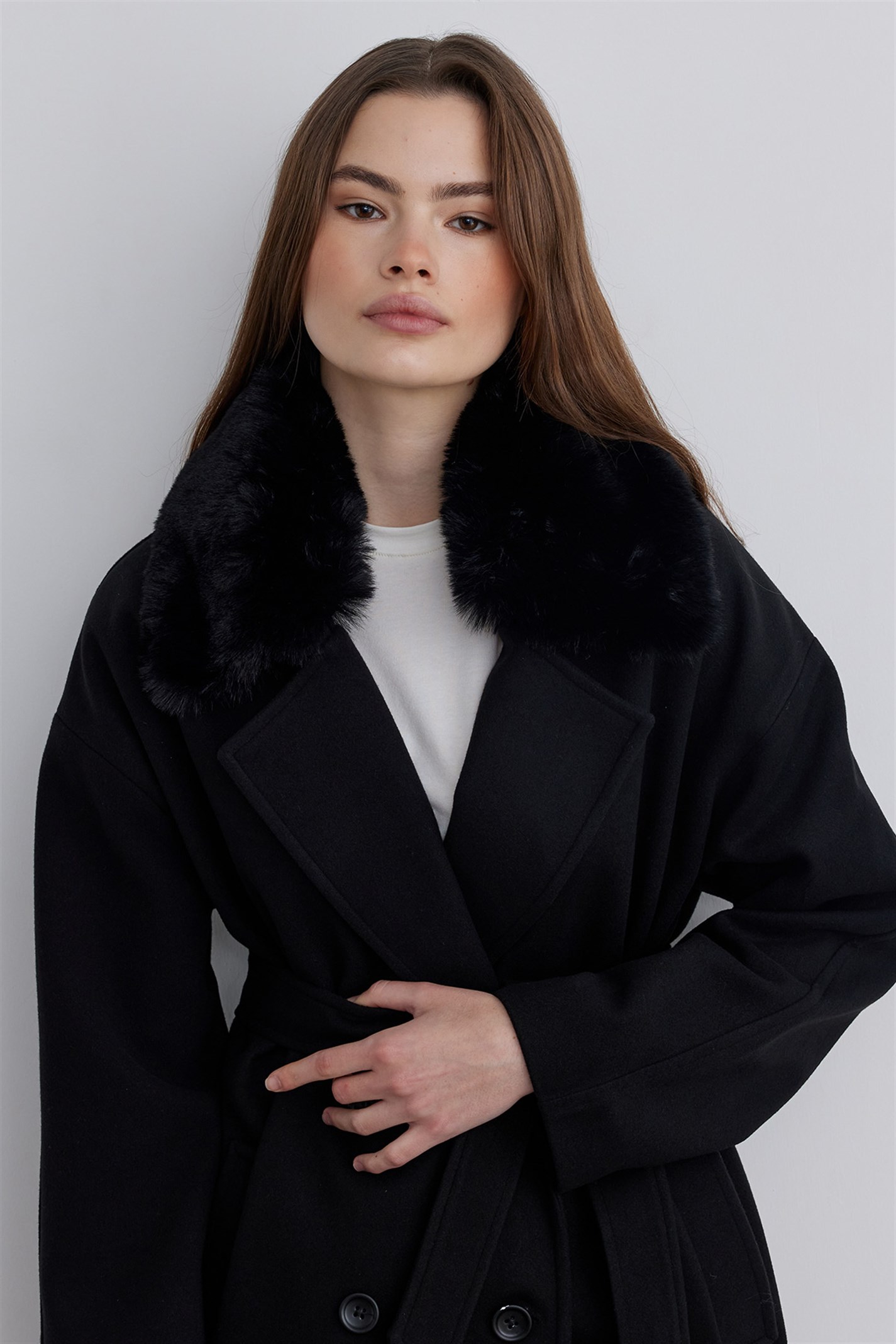 Black Fur Collar | Suud Collection