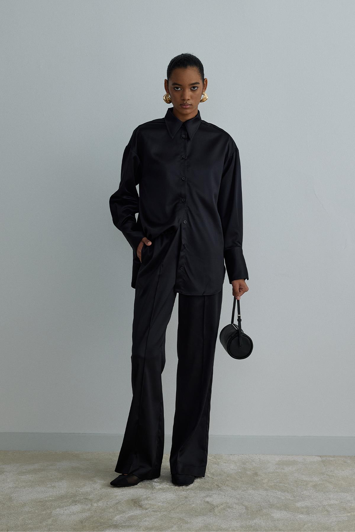 ross black dress pants Satin Trousers Dolce & Gabbana Vintage summer_small Color:Grey Amp up your style