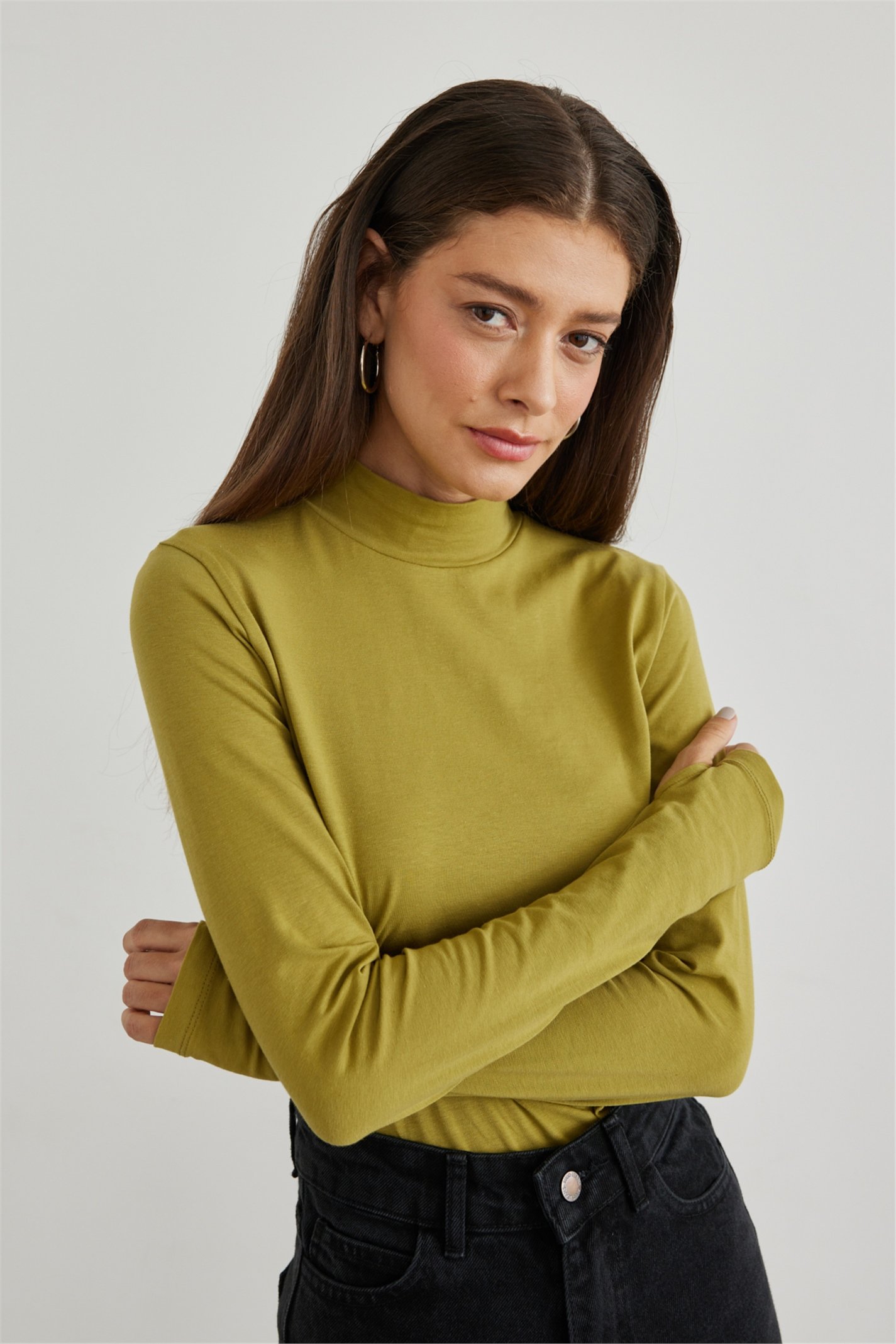 Oil Green Basic Cotton Body | Suud Collection