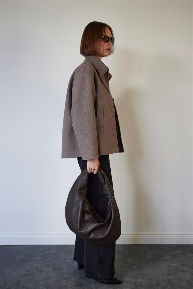 Winter Coat Women, Wool Winter Coat, Wool Coat Women, Black