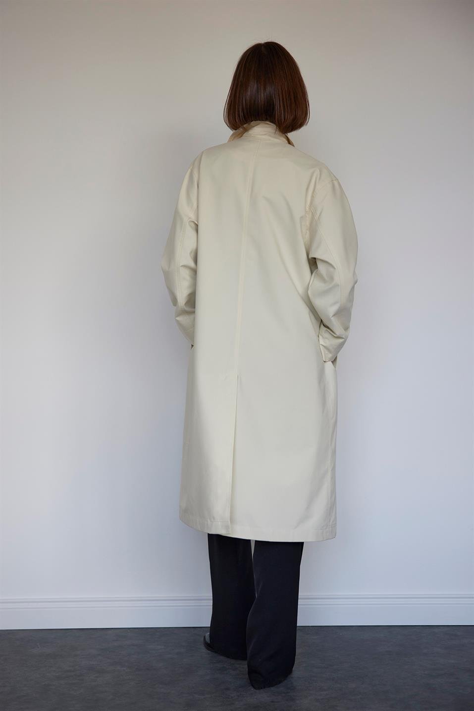 herlipto Grace Long trench coat taupe S（Grace Long Trench