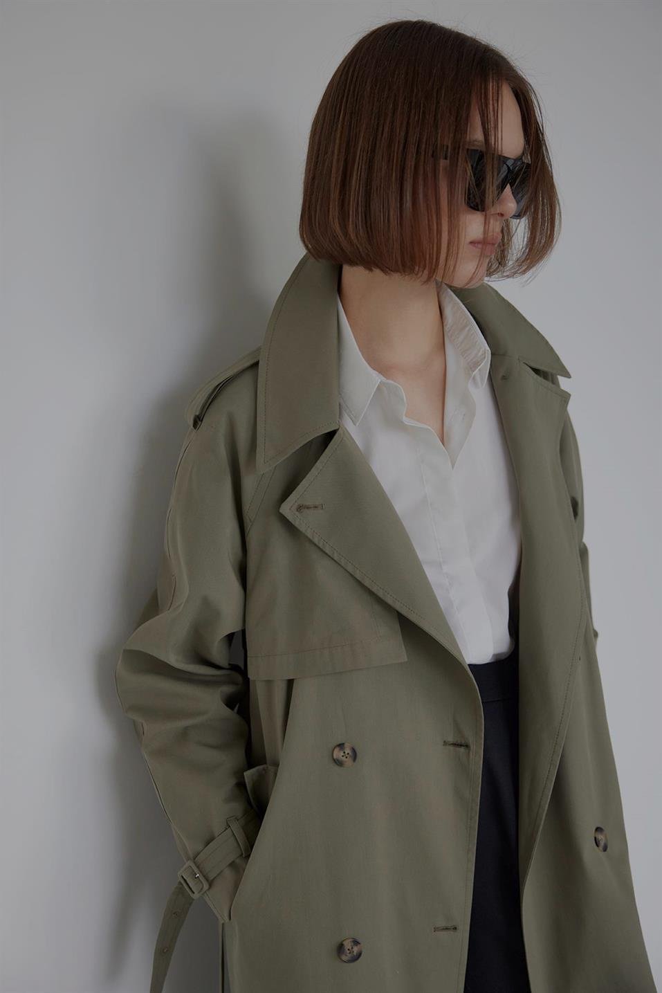 Classic Trench Coat With Belt