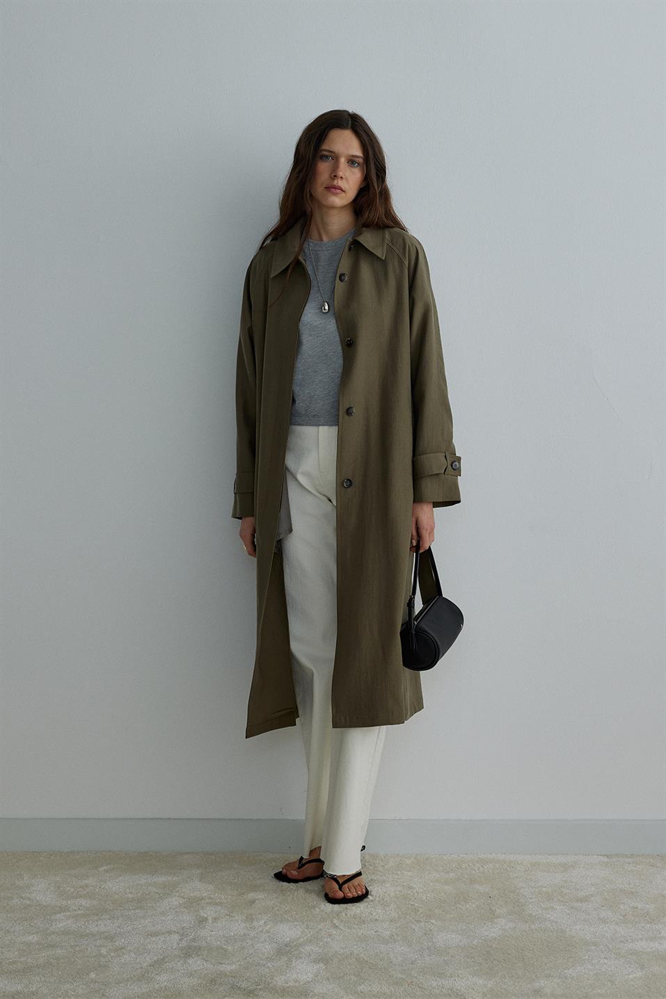 ★YOUTHBATH★Bulky shaggy coat _khaki★正規品/韓国直送料込 NY/ CHINO CLOTH BIG POCKET COAT(XS Black): Y's｜THE SHOP