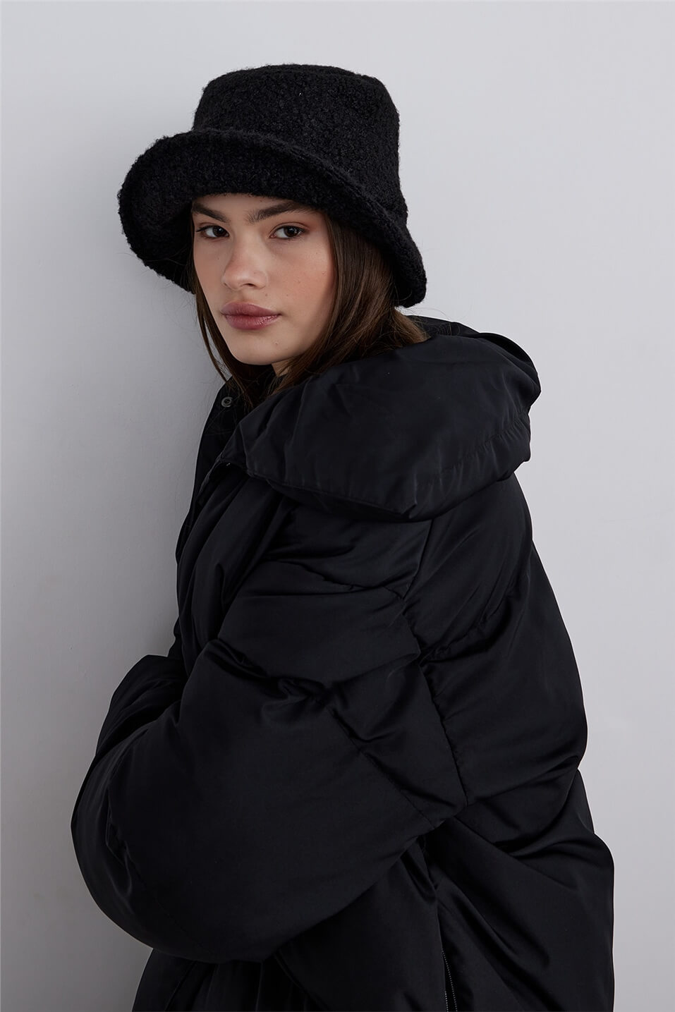 Aspen Love Puffer Jacket - Black