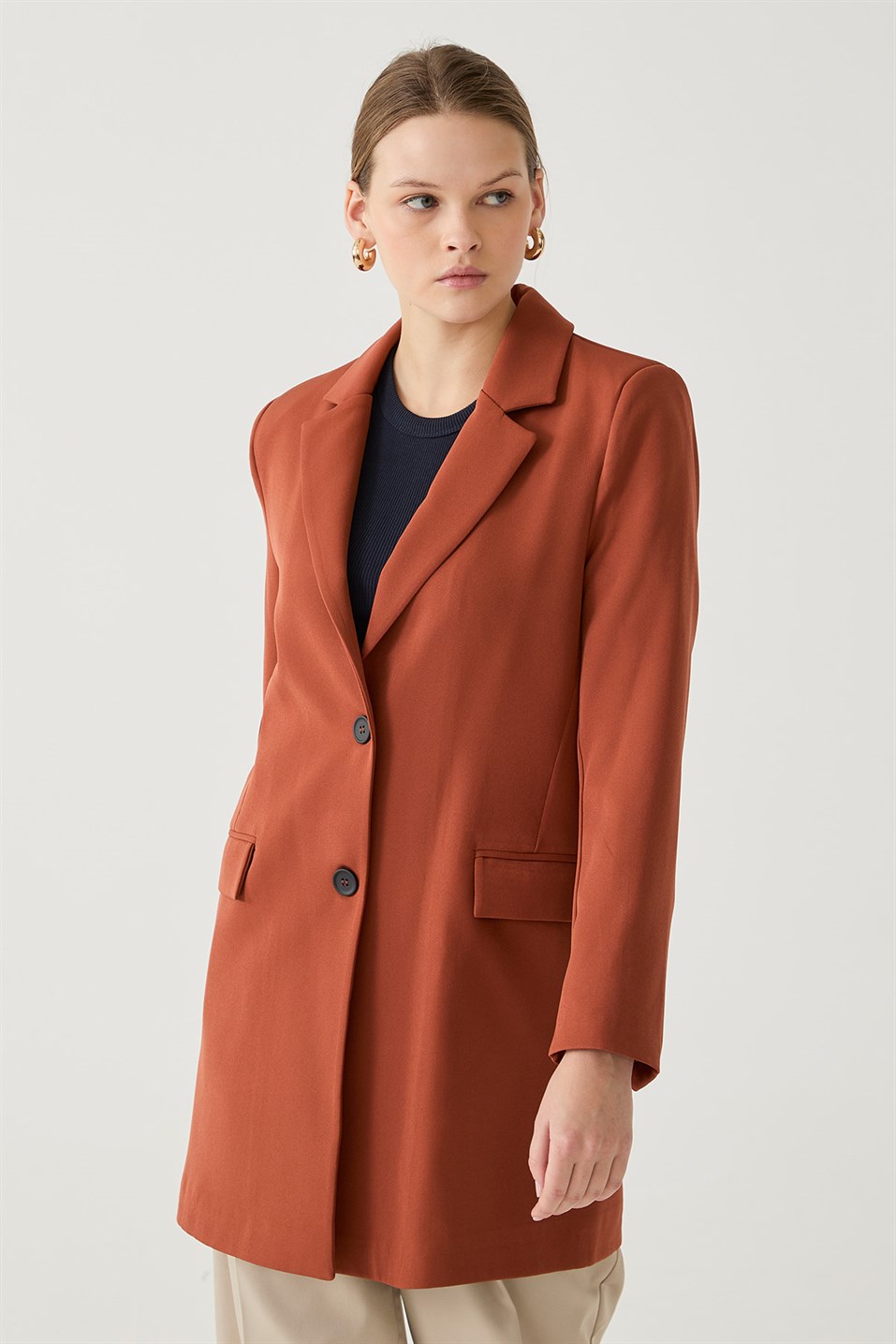 Vatkalı Blazer Ceket