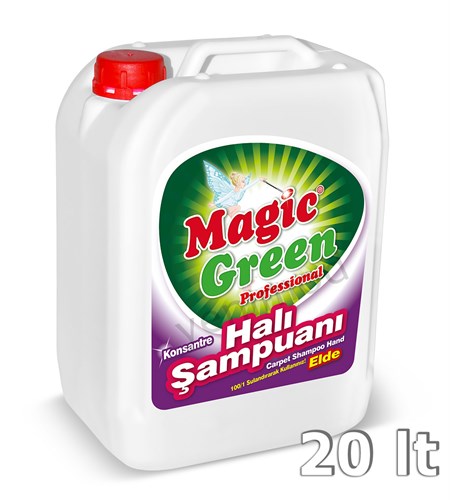 Magic Green Professional Konsantre Halı Şampuanı Elde 20 lt 