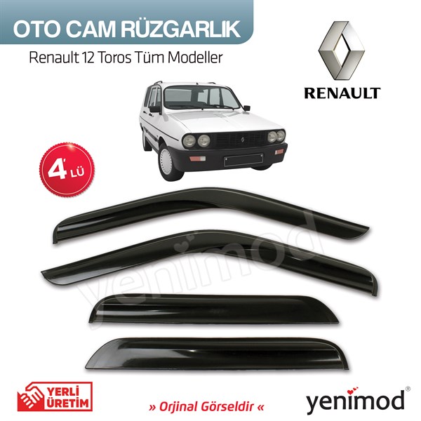 Renault 12 Toros Tüm Modeller 4lü Cam Rüzgarlık