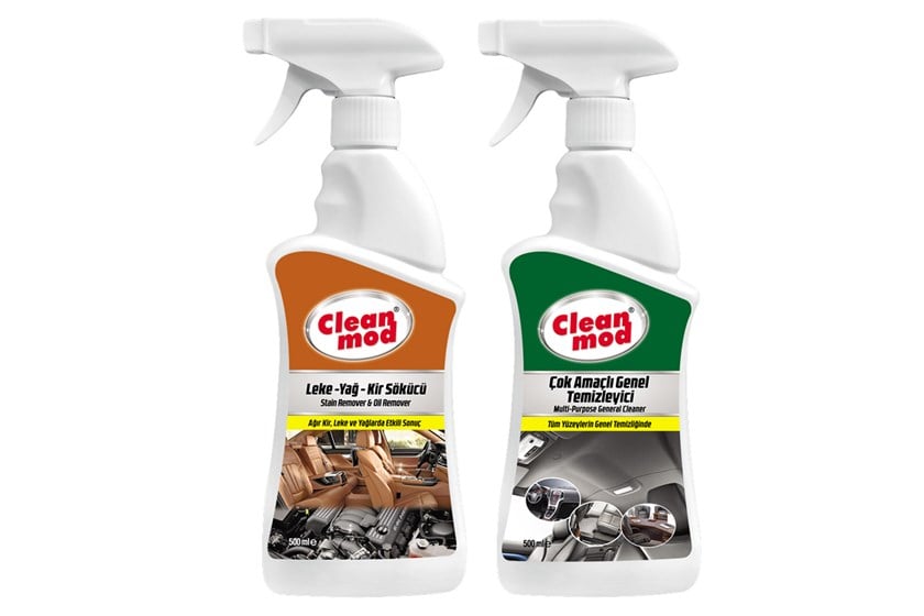 Cleanmod Oto Temizlik Seti Araç İçi Temizlik 2x500 ml