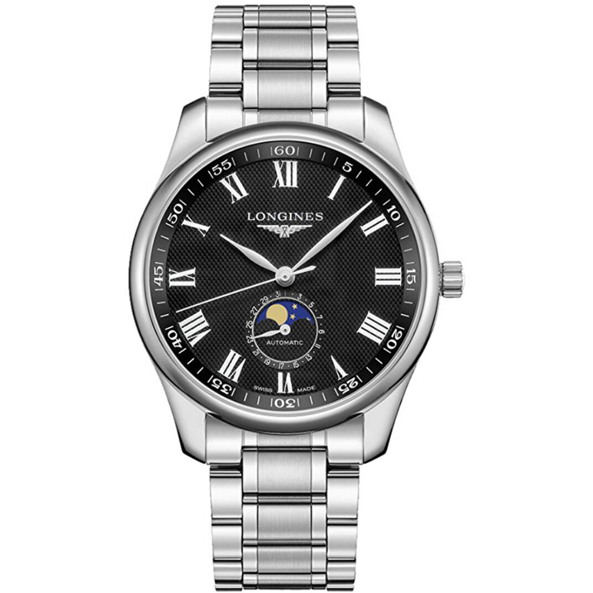 L29194516 Longines Master Collection Moon Phase Erkek Kol Saati L2.919.4.51.6