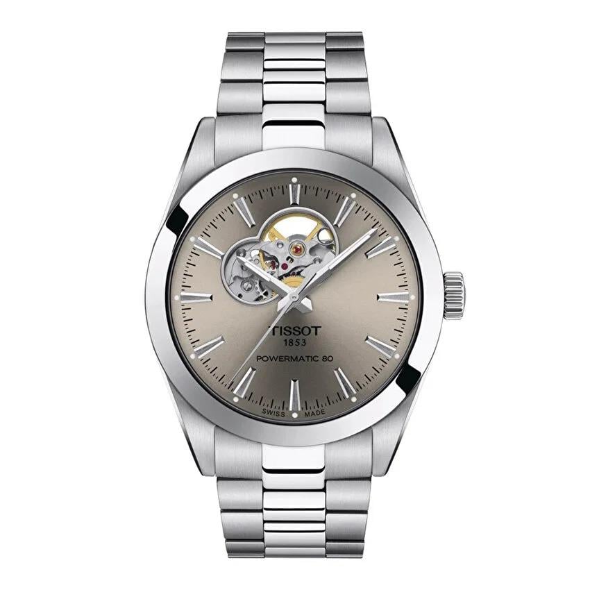 Tissot Gentleman Powermatic 80 Open Heart T1274071108100 Erkek Kol Saati T127.407.11.081.00