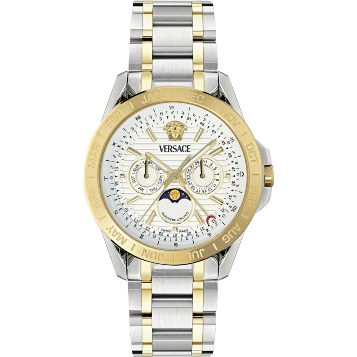 Versace V-Galaxy Moonphase VRSCVE0K00225 Erkek Kol Saati VE0K00225