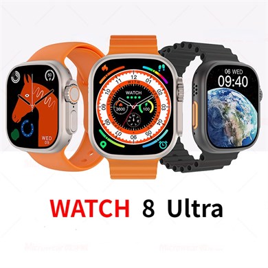 Smart Watch GS8 Ultra Orange Akıllı Kol Saati