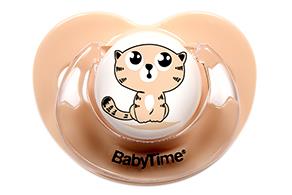 BabyTime Koruyucu Kapaklı Mat Gövdeli Damaklı Emzik No:1 (0-6)