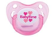 BabyTime Silikon Damaklı Koruyucu Kapaklı Akide Gövdeli Emzik No:1 (0-6)