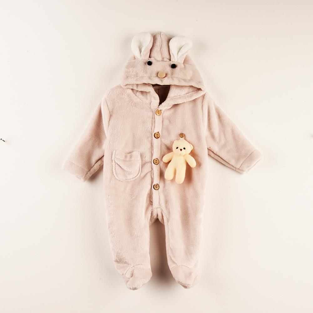 Bebek Ayı Oyuncak Aksesuarlu Peluş Tulum