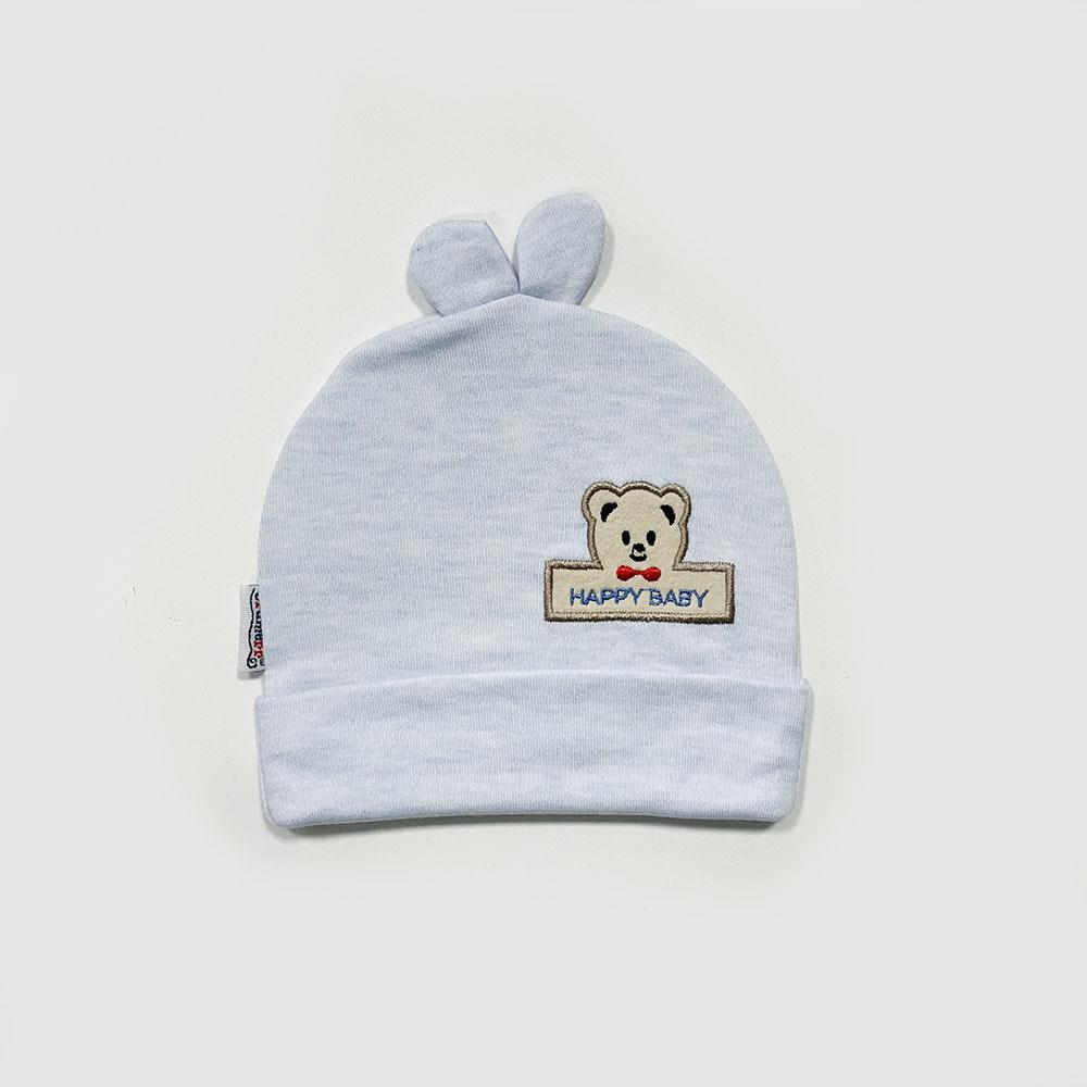 Bebek Happy Baby Yazı Etiketli Bere