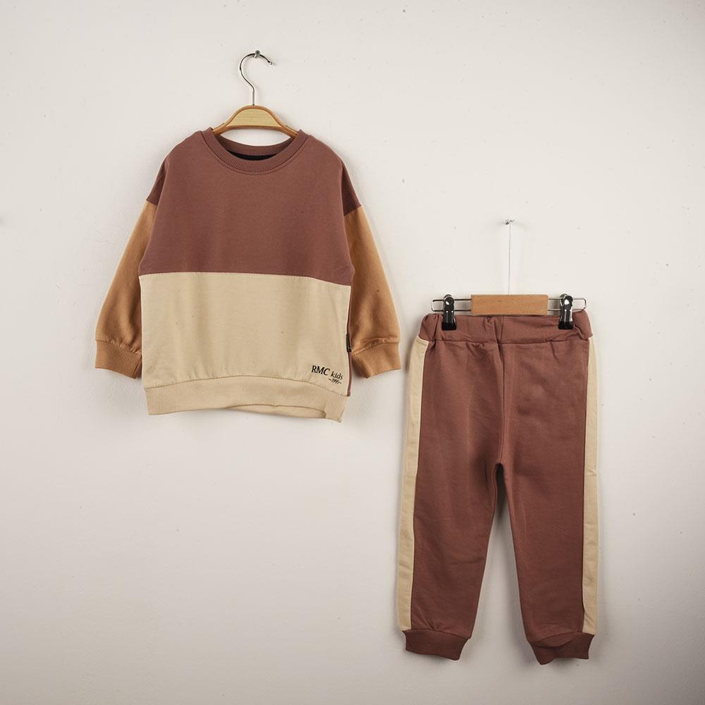 Bebek Renk Geçişli Oversize Eşofman Takımı