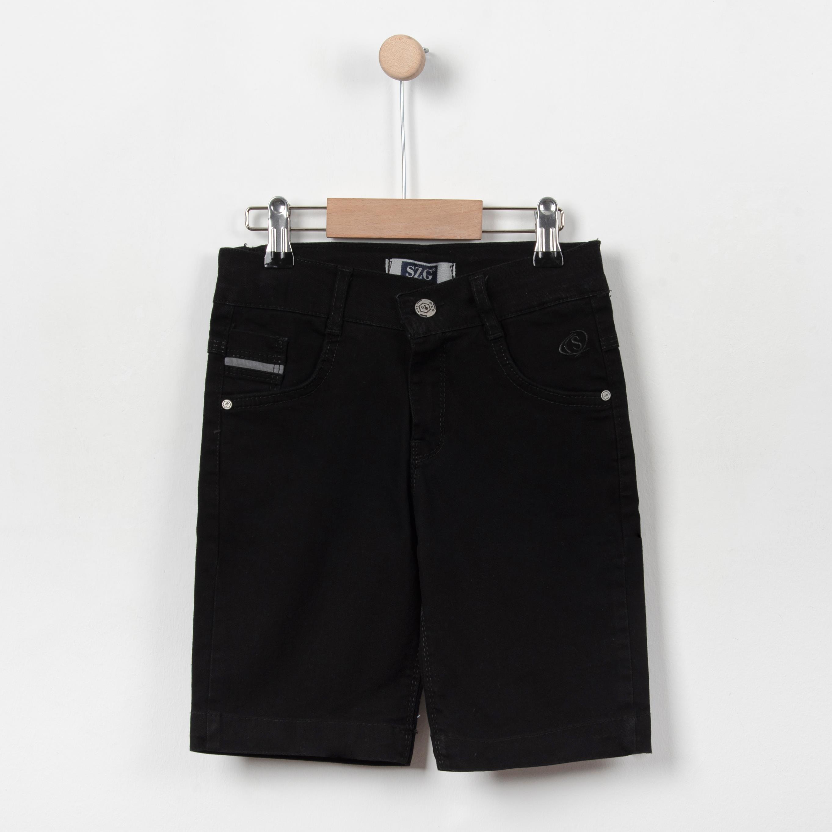 Cep Detaylı Erkek Çocuk Kot Kapri