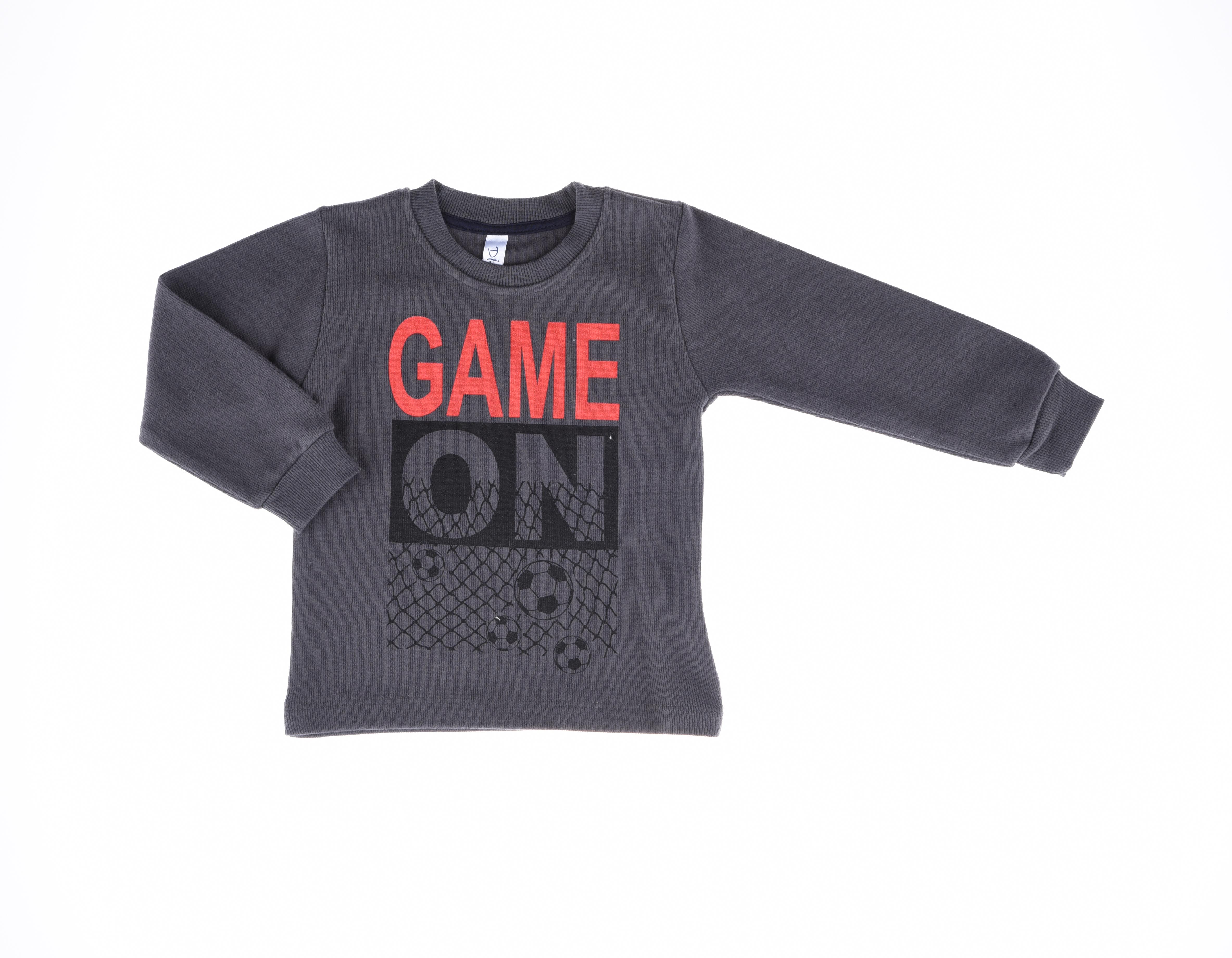 Difa Erkek Selanik Game On Baskı Sweat