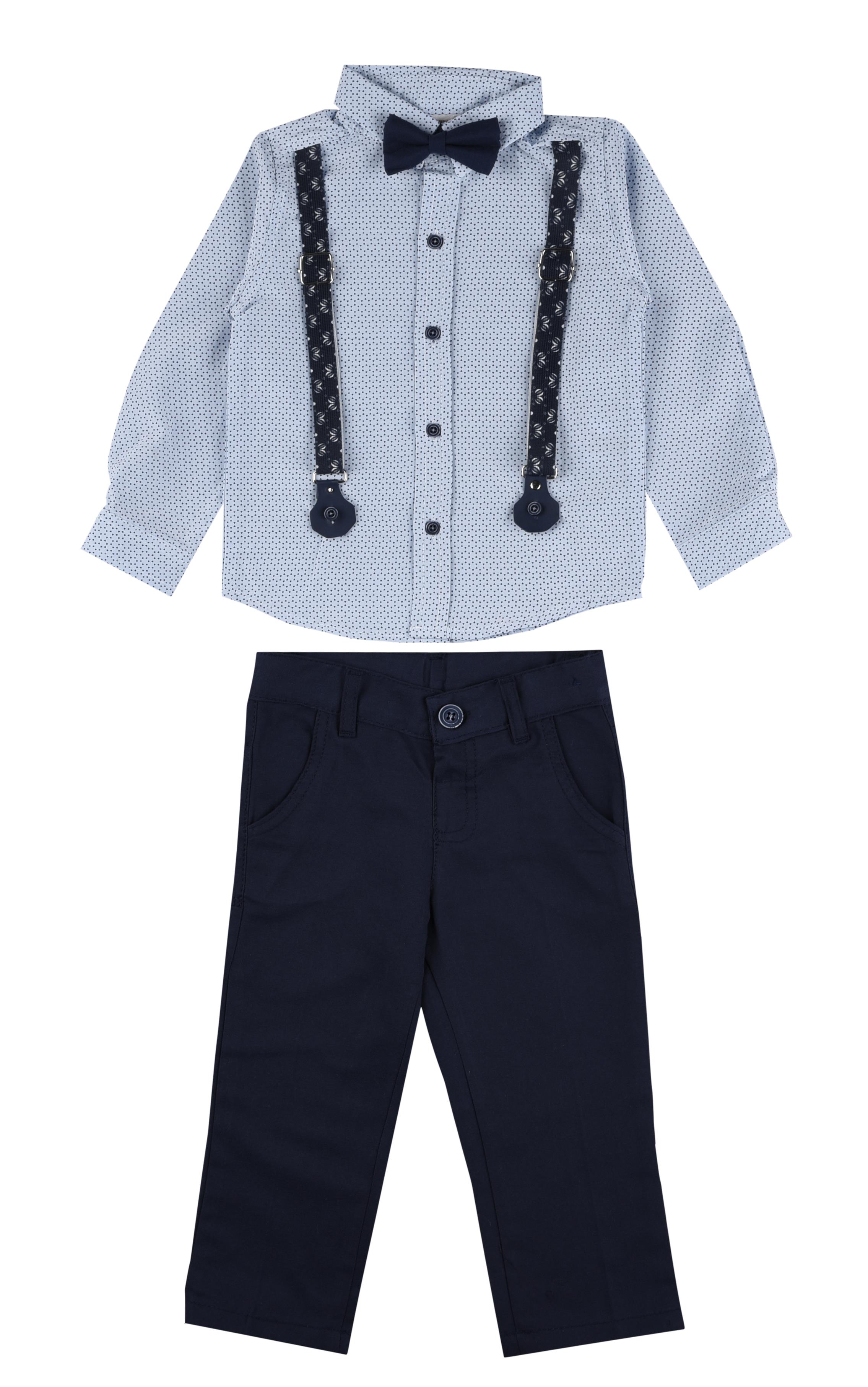 Eslemix Desenli İkili  Gömlek Takım