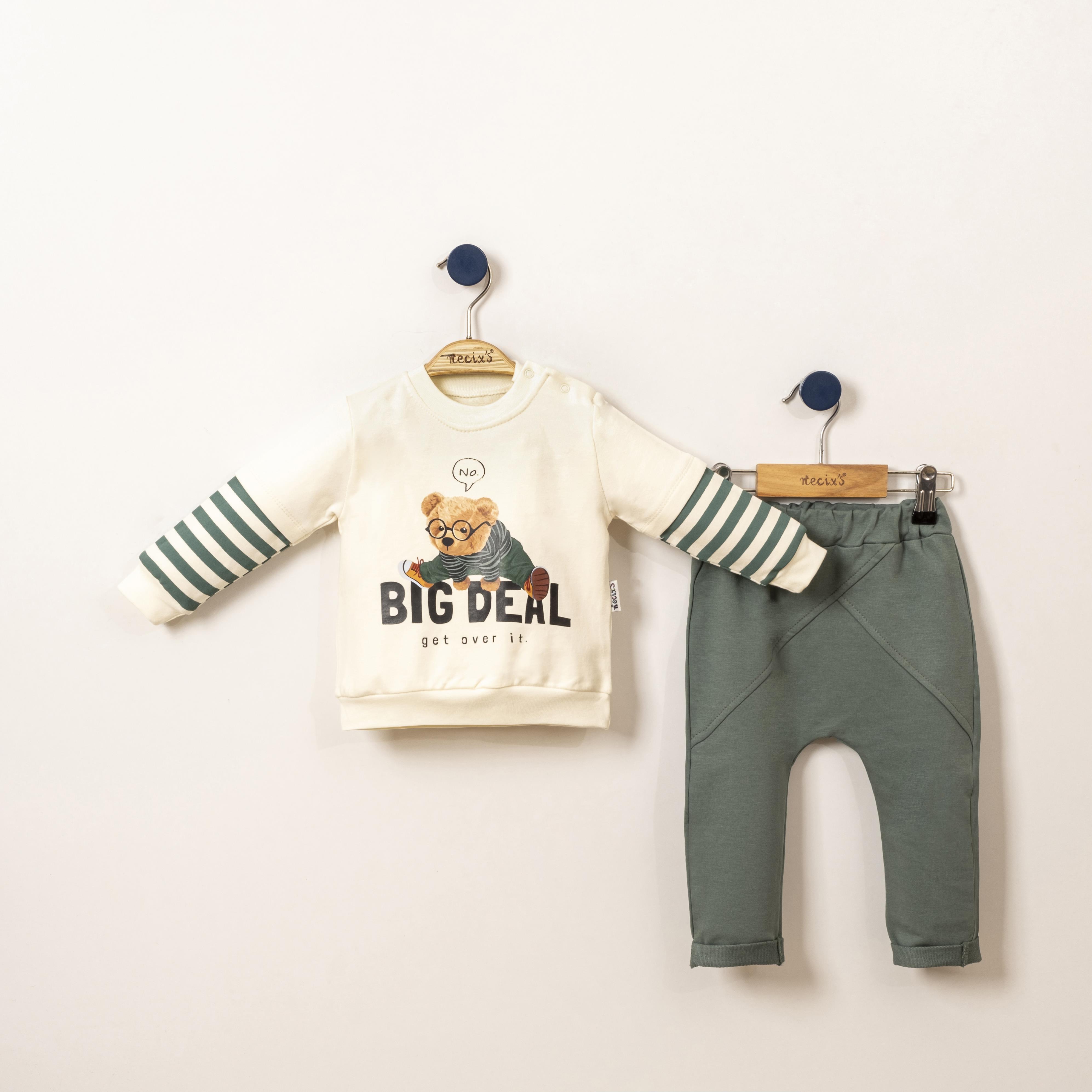 Necix's Big Deal Yazı Baskılı Alt Üst İkili Takım