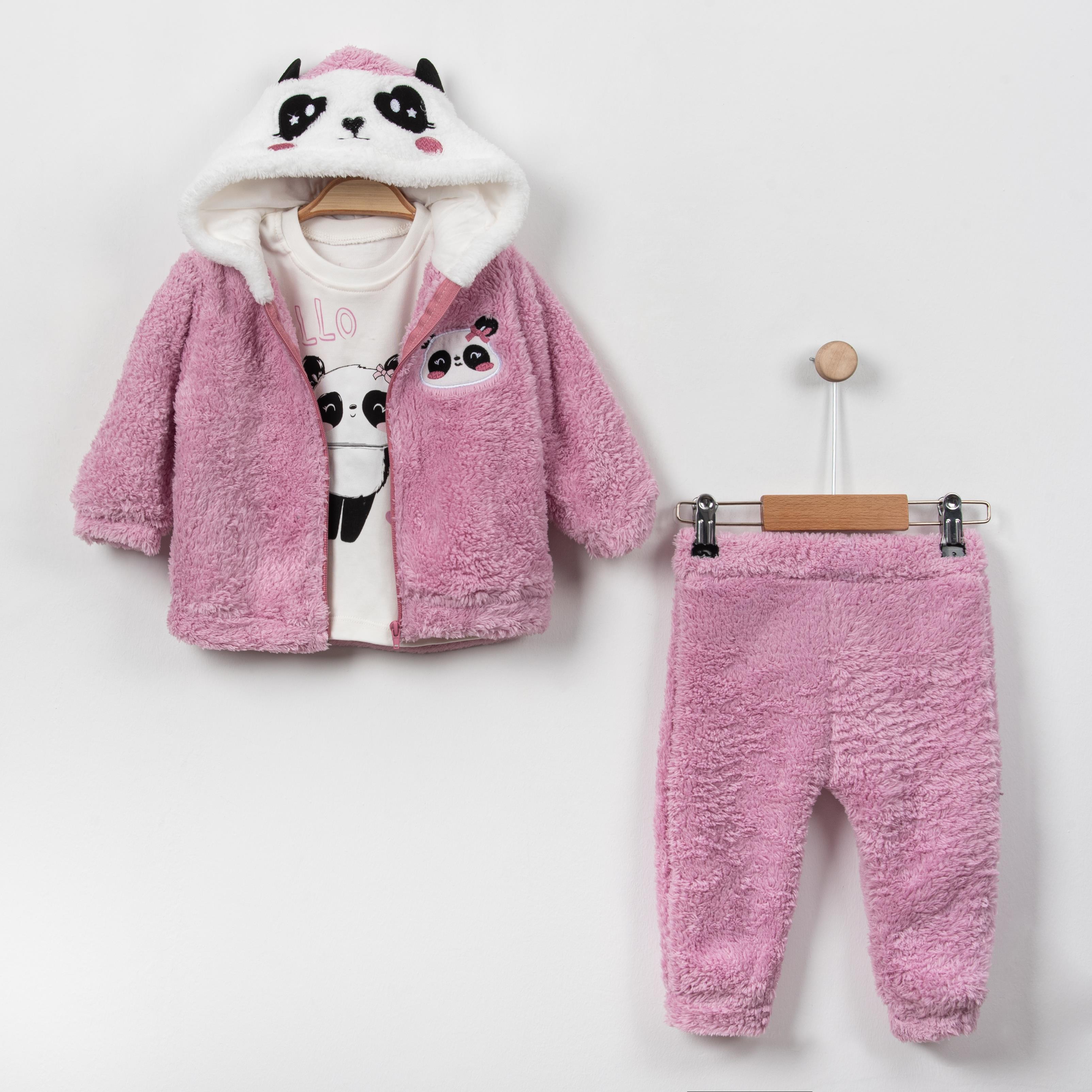 Necix's Panda Figürlü Welsoft Üçlü Takım