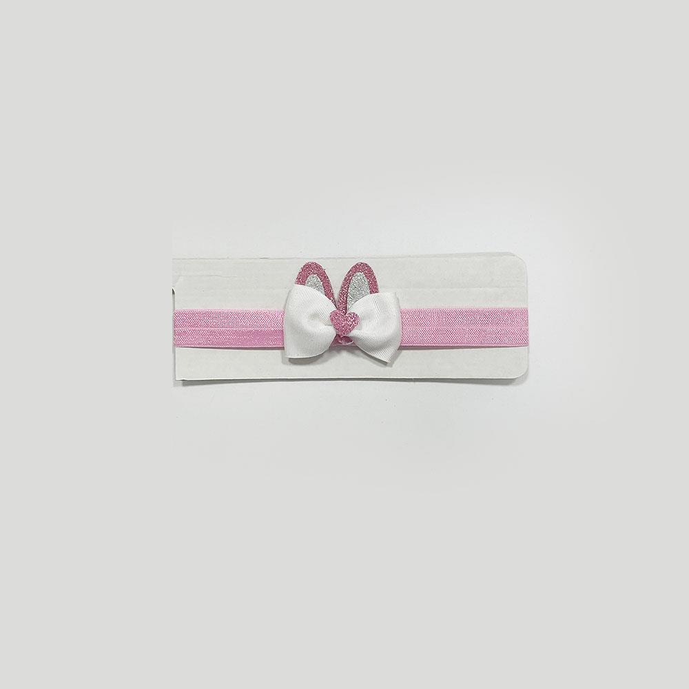 Tavşan Kulak Figürlü Lastikli Bebek Saç Bandı