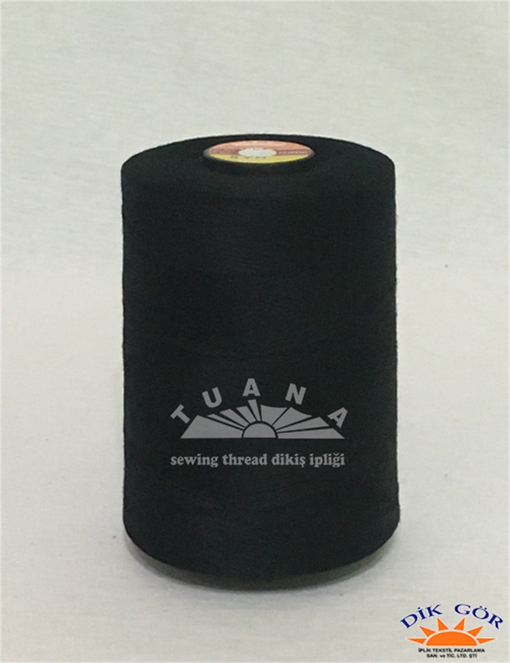 Tuana 180 Numara Siyah Polyester Nakış Altı Dikiş İpliği