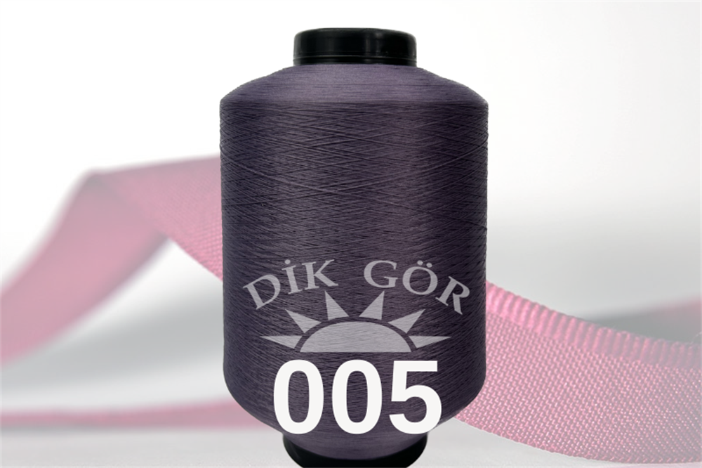 150 Denye 005 Renkli Tekstürize Polyester Overlok İpliği (Muz İplik)