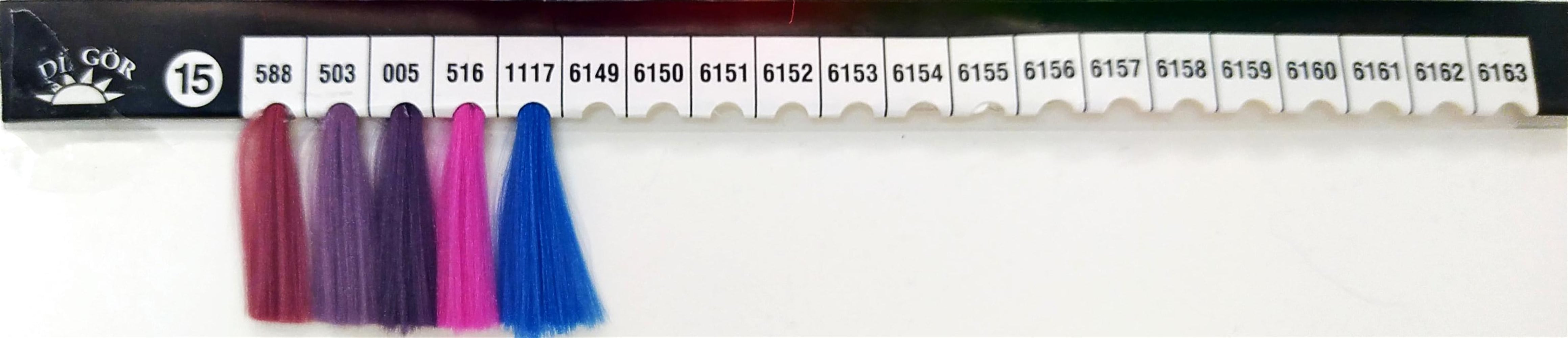 150 Denye 005 Renkli Tekstürize Polyester Overlok İpliği (Muz İplik)